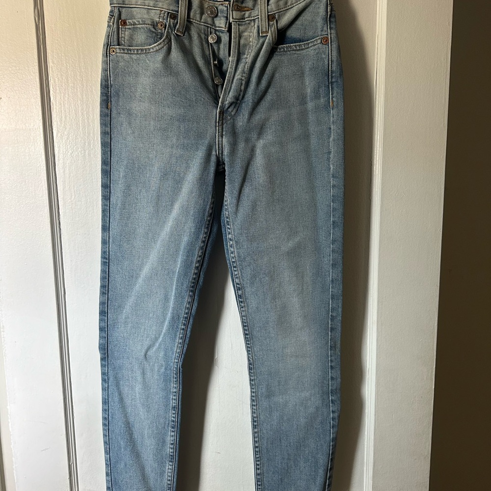 Re/Done Light Blue Skinny Jeans